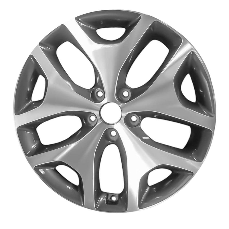 2019 kia sportage wheel 19 machined charcoal aluminum 5 lug w74750mc 3