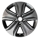 2019 kia optima wheel 17 machined charcoal aluminum 5 lug w74759mc 3