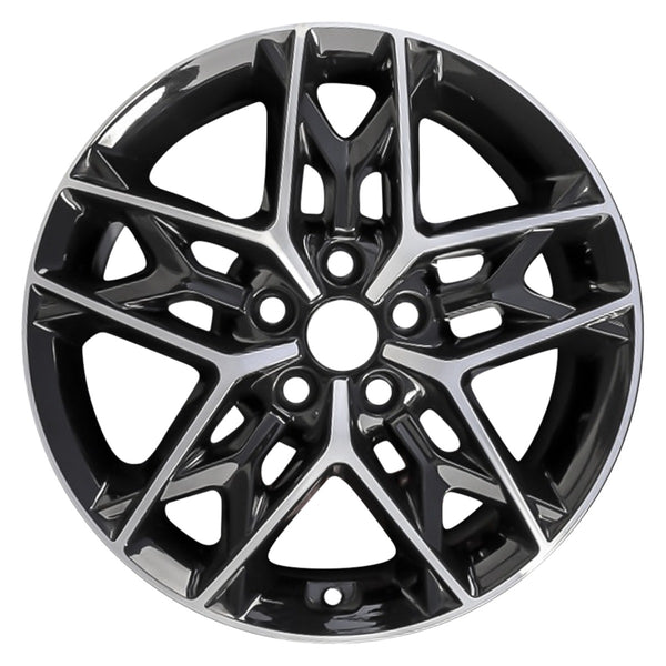 2020 kia optima wheel 18 machined black aluminum 5 lug w74788mb 2