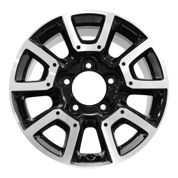 2019 toyota tundra wheel 18 machined black aluminum 5 lug w75157mb 6