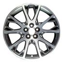 2016 toyota corolla wheel 17 machined charcoal aluminum 5 lug w75197mc 1