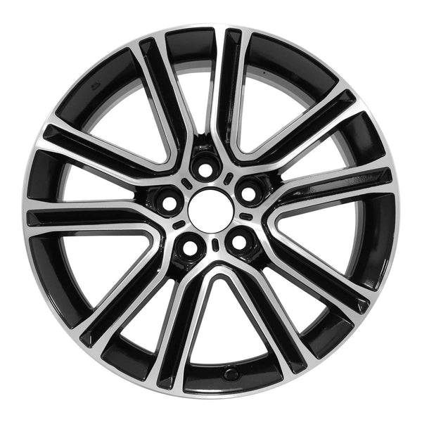 2015 toyota avalon wheel 18 machined gloss black aluminum 5 lug w75212mb 2