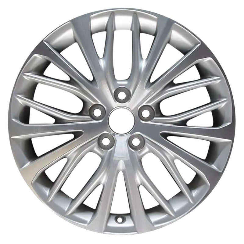 2018 toyota camry wheel 18 machined silver aluminum 5 lug w75221ms 1