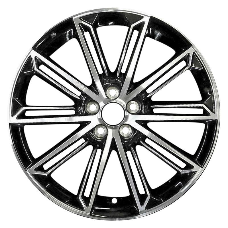 2021 toyota avalon wheel 19 machined black aluminum 5 lug w75234mb 4