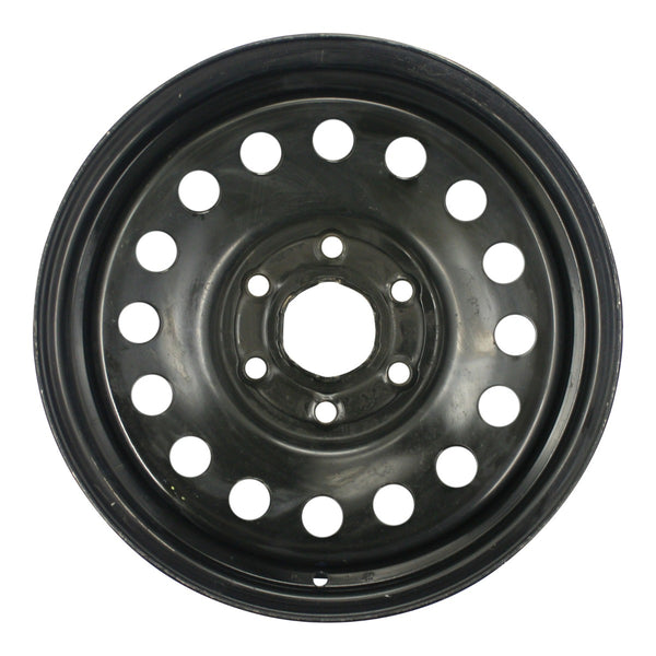 2011 chevrolet silverado wheel 17 black steel 6 lug w8072b 137