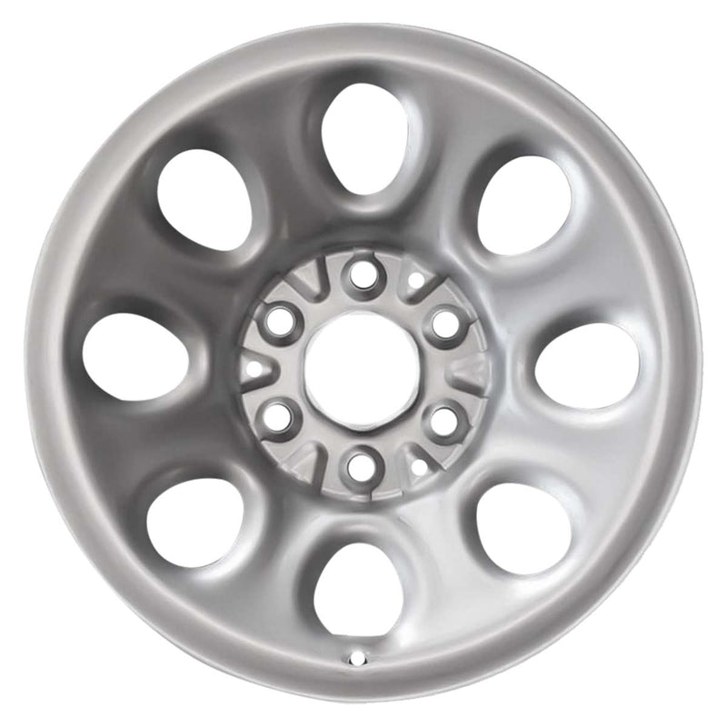 2012 chevrolet silverado wheel 17 silver steel 6 lug w8074s 29