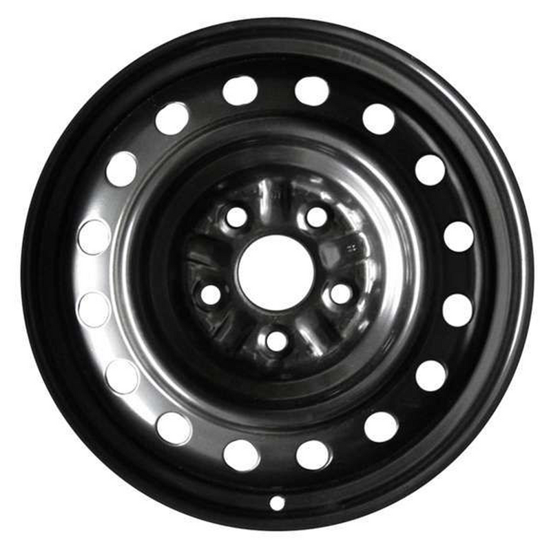 2010 pontiac vibe wheel 16 black steel 5 lug w8083b 2