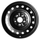 2009 pontiac vibe wheel 16 black steel 5 lug w8083b 1