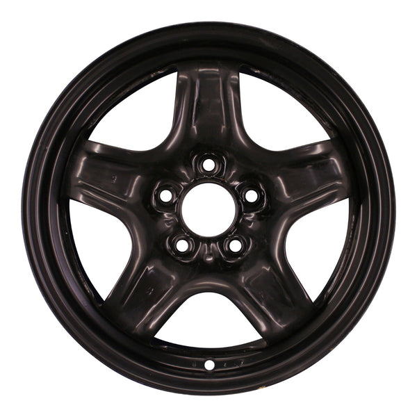 2008 chevrolet hhr wheel 16 black steel 5 lug w8087b 11