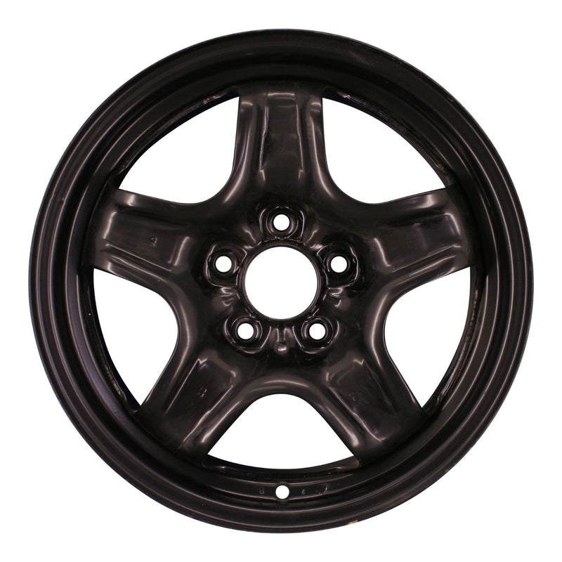 2007 chevrolet hhr wheel 16 black steel 5 lug w8087b 10