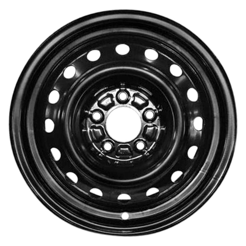 2012 chevrolet impala wheel 17 black steel 5 lug w8098b 1