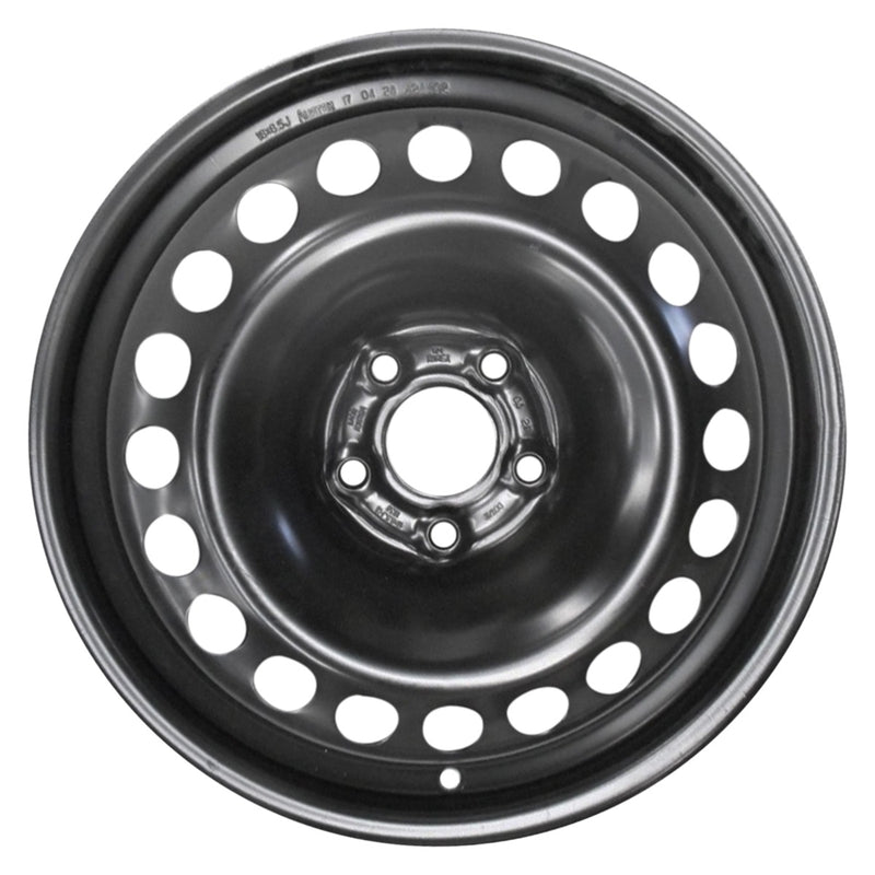 2013 chevrolet trax wheel 16 black steel 5 lug w8106b 1