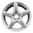 2008 mercedes e550 wheel 18 silver aluminum 5 lug w85011s 1