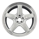 2008 mercedes gl550 wheel 21 machined silver aluminum 5 lug w85014ms 1