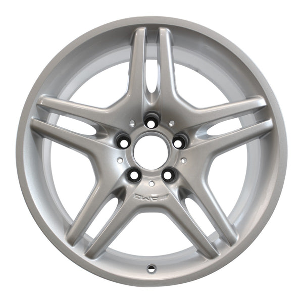 2008 mercedes sl600 wheel 18 silver aluminum 5 lug w85032s 2