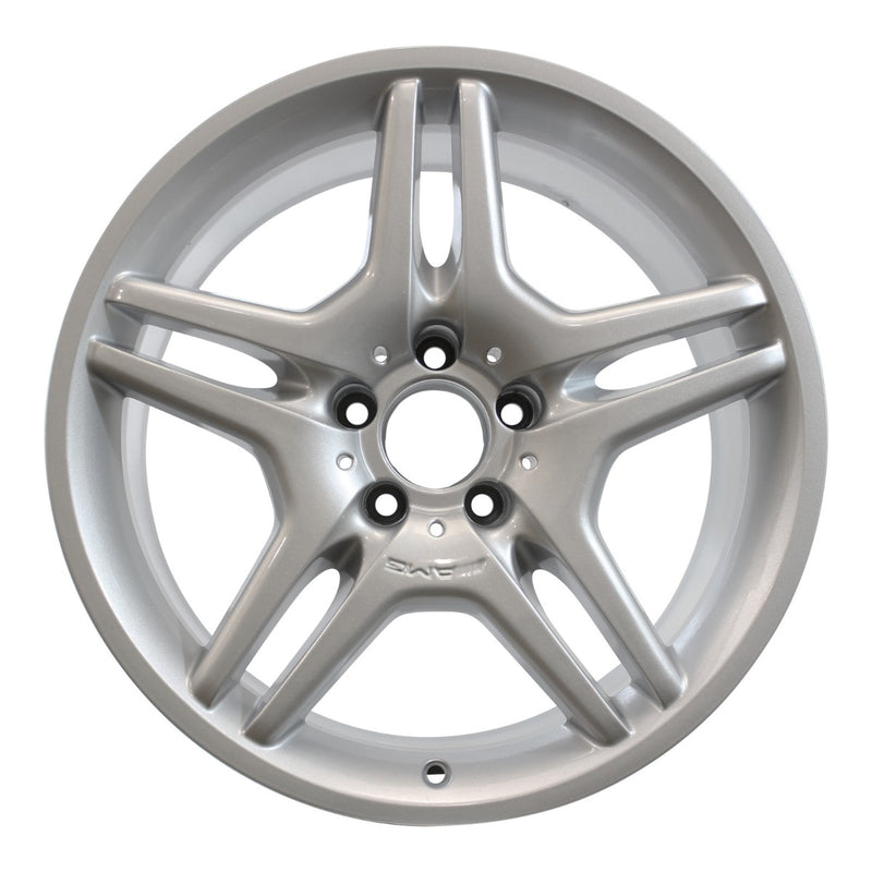 2008 mercedes sl600 wheel 18 silver aluminum 5 lug w85033s 2