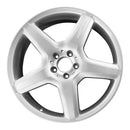 2008 mercedes sl55 wheel 19 silver aluminum 5 lug w85039s 2