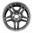 2008 mercedes sl55 wheel 19 machined charcoal aluminum 5 lug w85042mc 18
