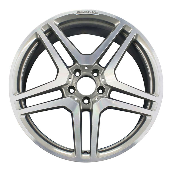 2013 mercedes cl63 wheel 20 machined charcoal aluminum 5 lug w85051mc 4