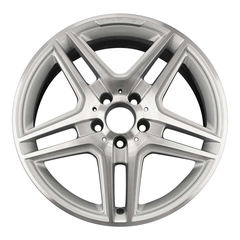 2011 mercedes c350 wheel 18 machined silver aluminum 5 lug w85057ms 6