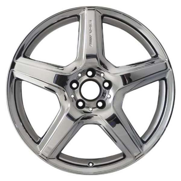 2009 mercedes ml550 wheel 19 chrome aluminum 5 lug w85072chr 1