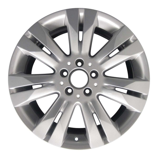 2009 mercedes s550 wheel 18 silver aluminum 5 lug w85075s 1