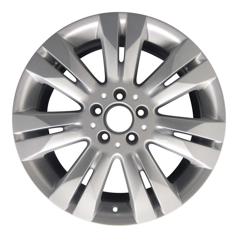 2010 mercedes s400 wheel 18 silver aluminum 5 lug w85075s 2