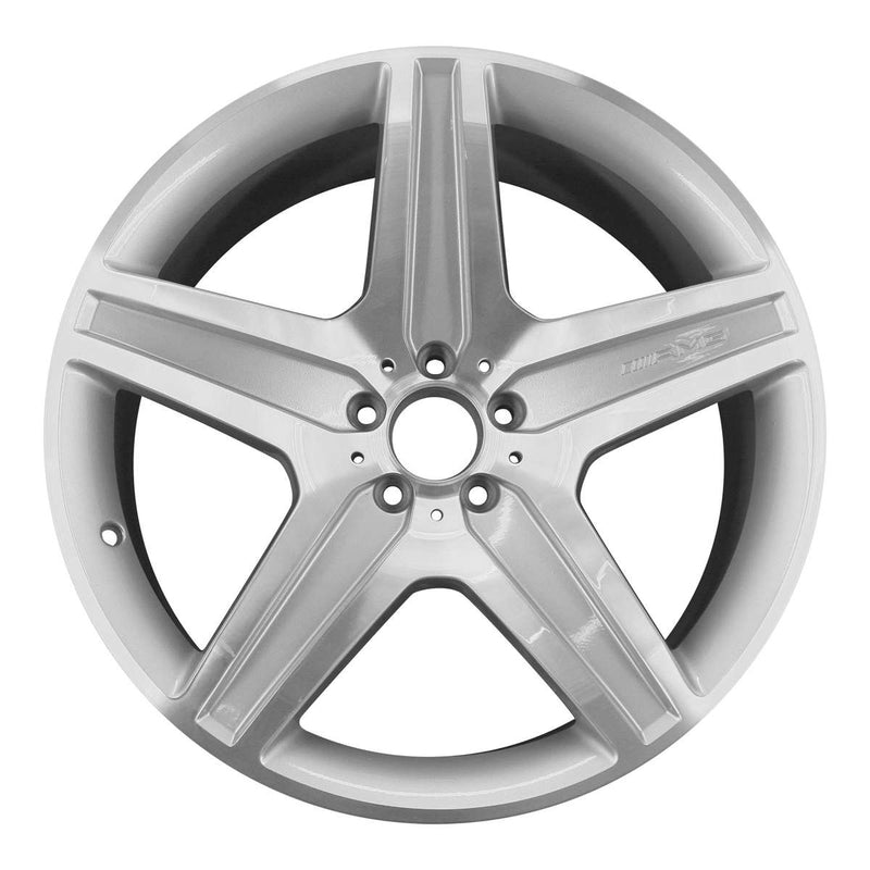 2012 mercedes gl450 wheel 21 machined silver aluminum 5 lug w85108ms 2