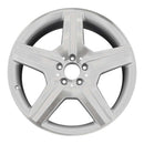 2011 mercedes ml550 wheel 20 machined silver aluminum 5 lug w85117ms 4