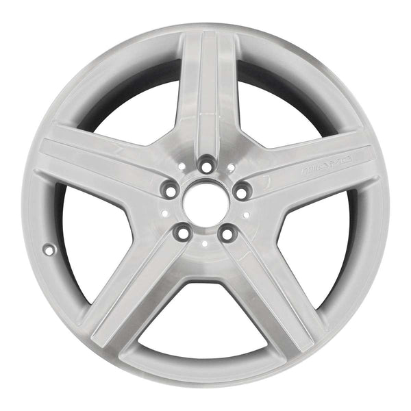 2011 mercedes r350 wheel 20 machined silver aluminum 5 lug w85117ms 2