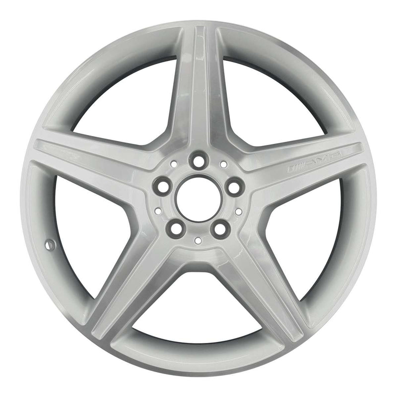 2010 mercedes s550 wheel 19 machined silver aluminum 5 lug w85118ms 1