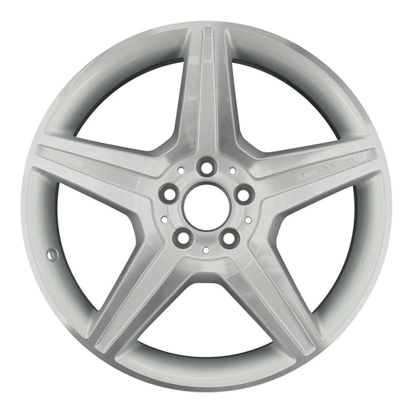 2011 mercedes s550 wheel 19 machined silver aluminum 5 lug w85118ms 2