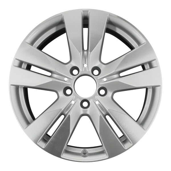 2011 mercedes e350 wheel 17 machined silver aluminum 5 lug w85145ms 1