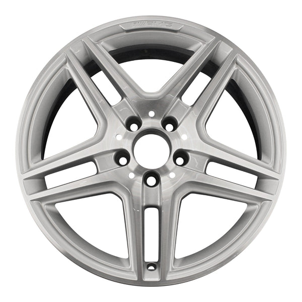 2013 mercedes e300 wheel 18 machined silver aluminum 5 lug w85146ms 4