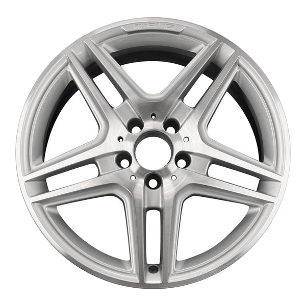 2011 mercedes e550 wheel 18 machined silver aluminum 5 lug w85147ms 1