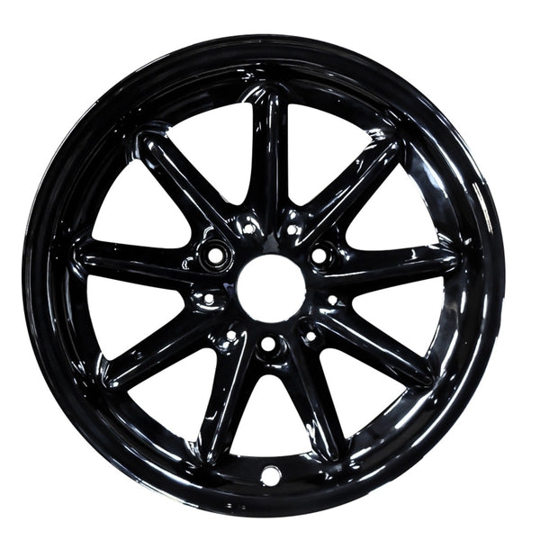 2012 smart car wheel 15 black aluminum 3 lug w85180b 5