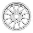 2010 smart car wheel 15 silver aluminum 3 lug w85190s 2