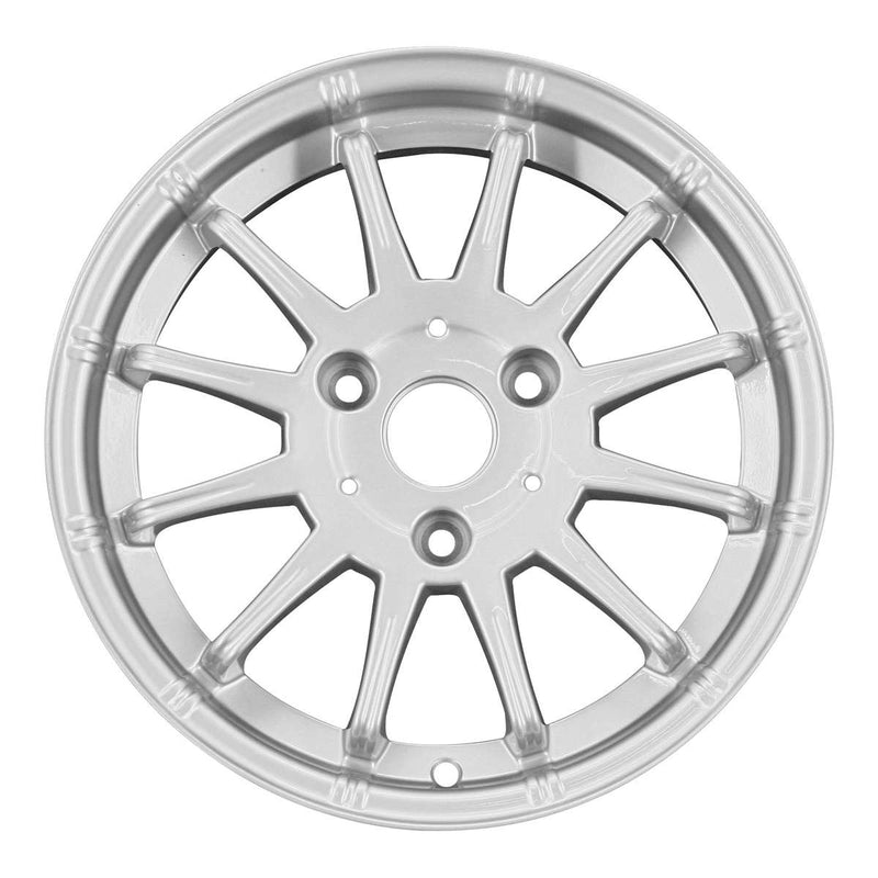 2012 smart car wheel 15 silver aluminum 3 lug w85190s 4