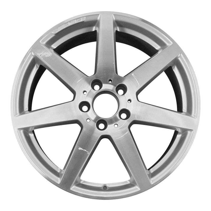 2012 mercedes c350 wheel 18 machined silver aluminum 5 lug w85223ms 1