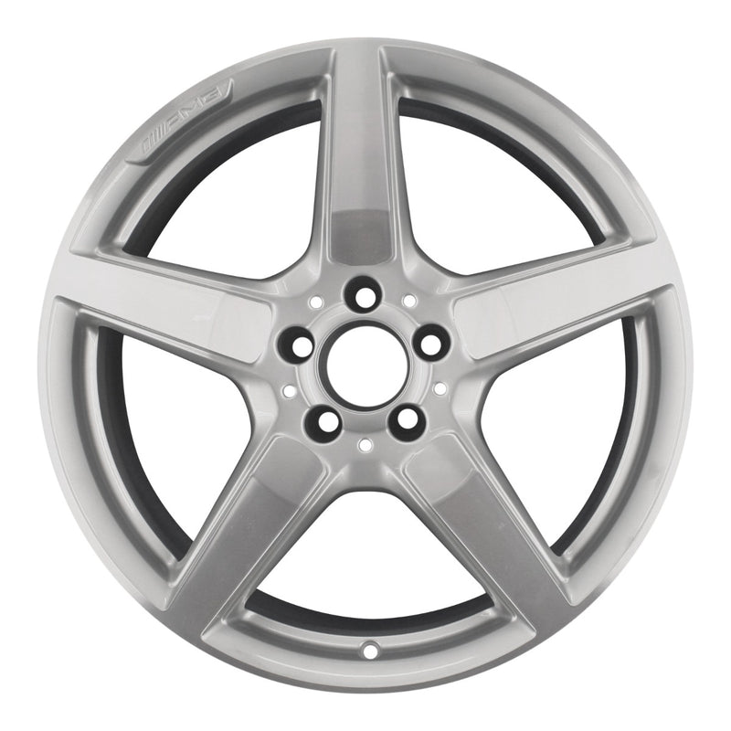 2012 mercedes cls550 wheel 19 machined silver aluminum 5 lug w85255ms 1