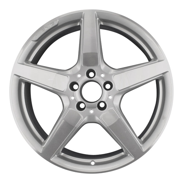 2013 mercedes cls550 wheel 19 machined silver aluminum 5 lug w85256ms 2