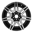 2013 mercedes c350 wheel 18 machined gloss black aluminum 5 lug w85270mb 7