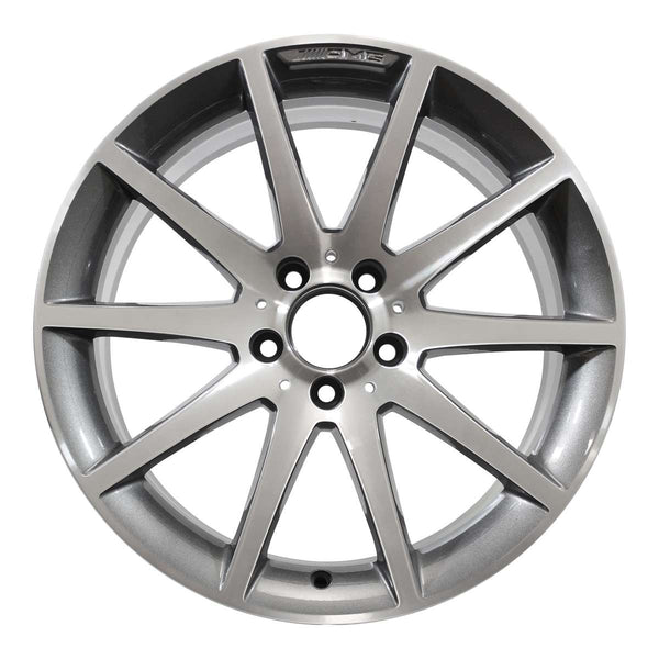 2014 mercedes slk55 wheel 18 machined charcoal aluminum 5 lug w85289mc 4