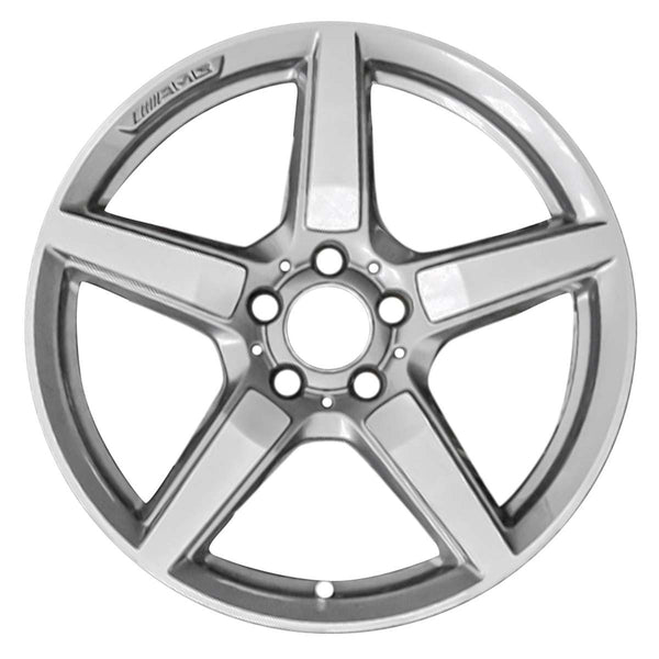 2016 mercedes slk55 wheel 18 machined silver aluminum 5 lug w85292ms 5