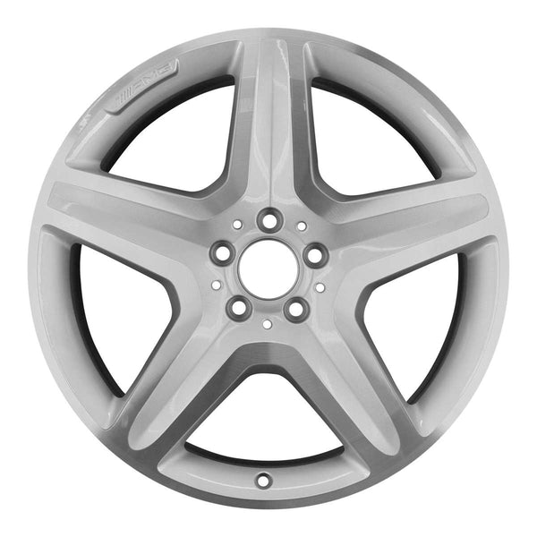 2015 mercedes ml250 wheel 20 machined silver aluminum 5 lug w85295ms 4