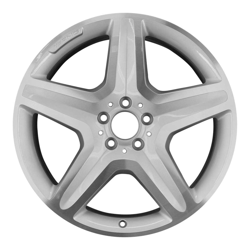 2015 mercedes ml250 wheel 20 machined silver aluminum 5 lug w85295ms 4