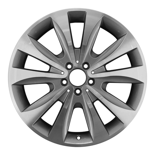 2014 mercedes gl350 wheel 20 machined charcoal aluminum 5 lug w85297mc 2