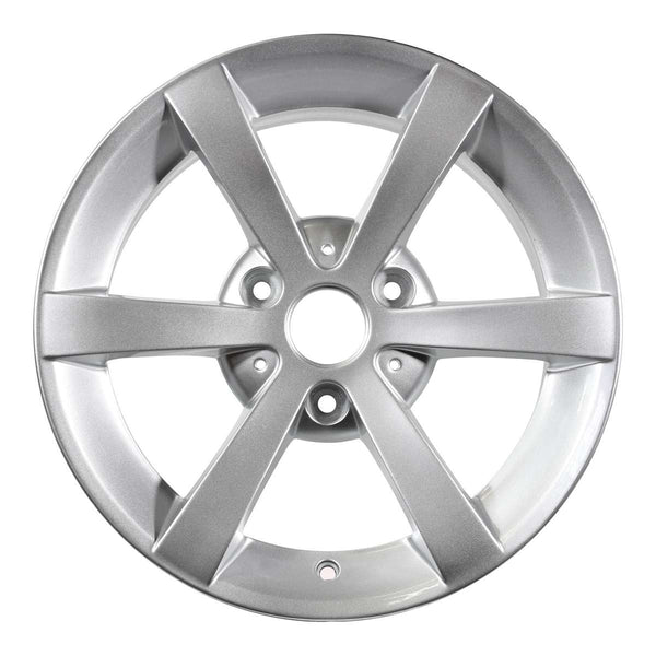 2014 smart car wheel 15 silver aluminum 3 lug w85299s 2