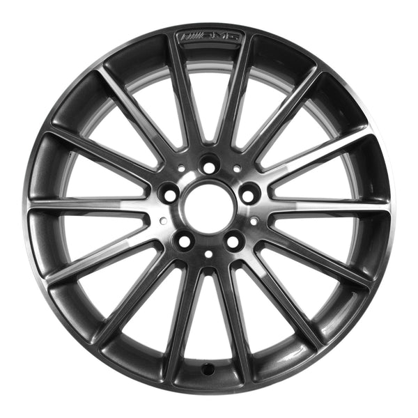 2014 mercedes cla250 wheel 18 machined charcoal aluminum 5 lug w85334mc 1