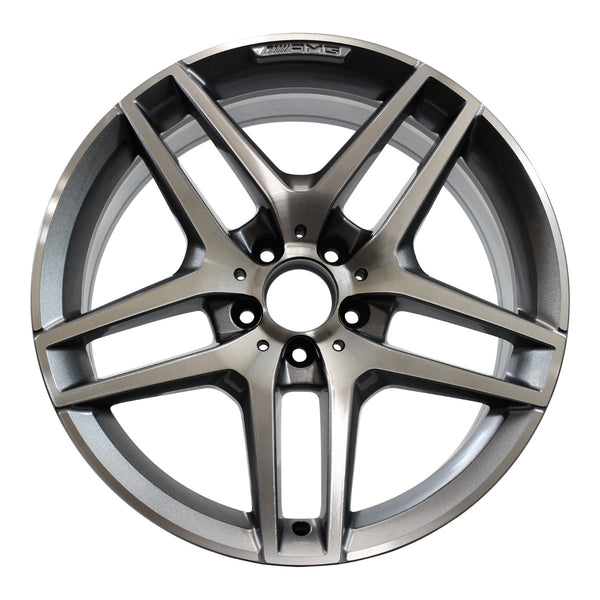 2014 mercedes s550 wheel 19 machined charcoal aluminum 5 lug w85350mc 1